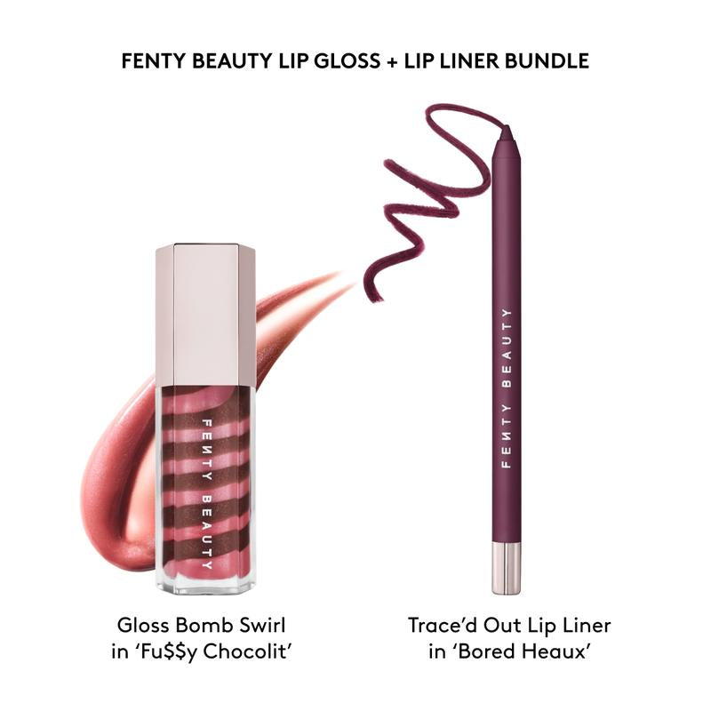 Fenty Beauty Swirled Lip Essentials: Must-Have Gloss Bomb & Precision Lip Liner Set