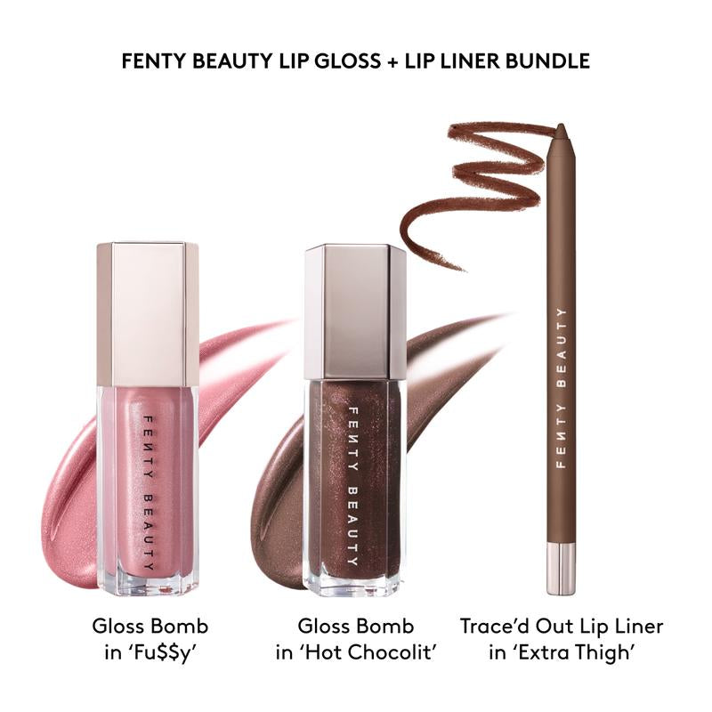Fenty Beauty Swirled Lip Essentials: Must-Have Gloss Bomb & Precision Lip Liner Set