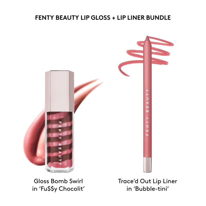 Fenty Beauty Swirled Lip Essentials: Must-Have Gloss Bomb & Precision Lip Liner Set