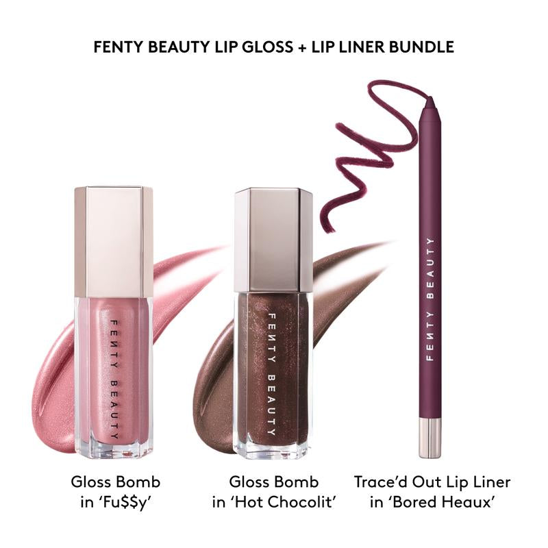 Fenty Beauty Swirled Lip Essentials: Must-Have Gloss Bomb & Precision Lip Liner Set