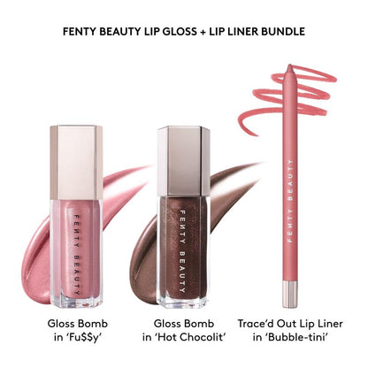 Fenty Beauty Swirled Lip Essentials: Must-Have Gloss Bomb & Precision Lip Liner Set